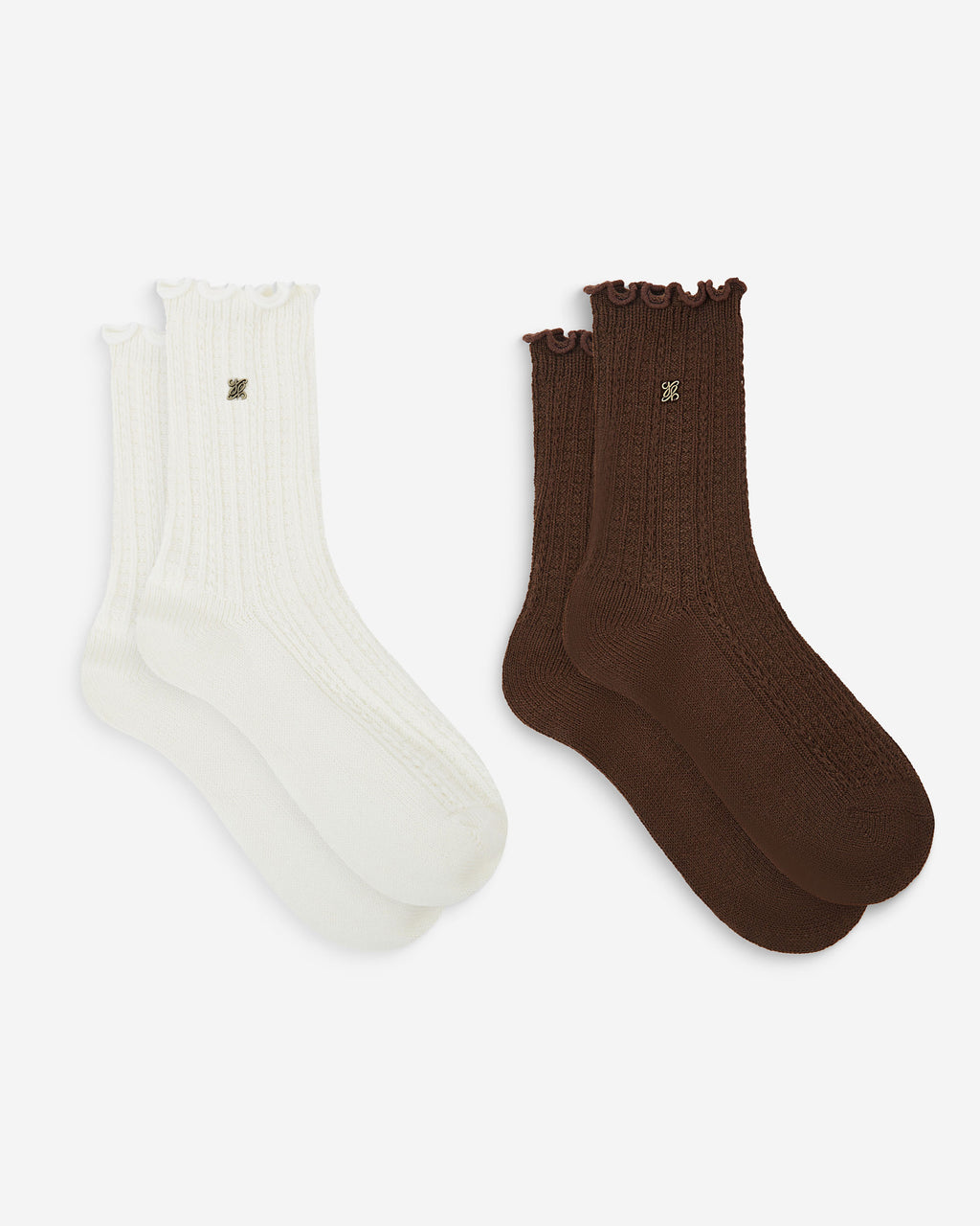 Chaussettes en maille ajourée AGATHE