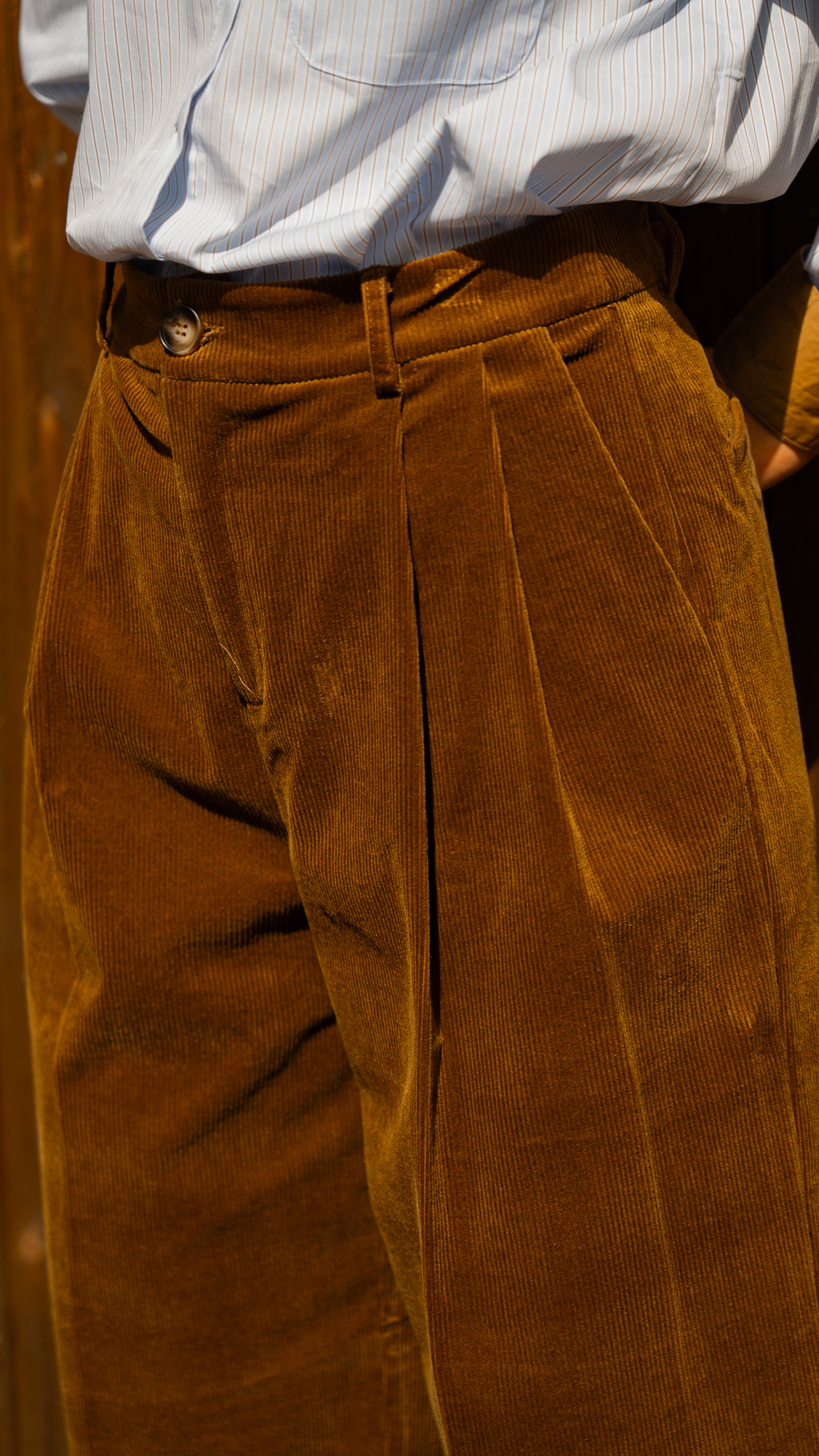 Pantalon en velours côtelé ABRIEL