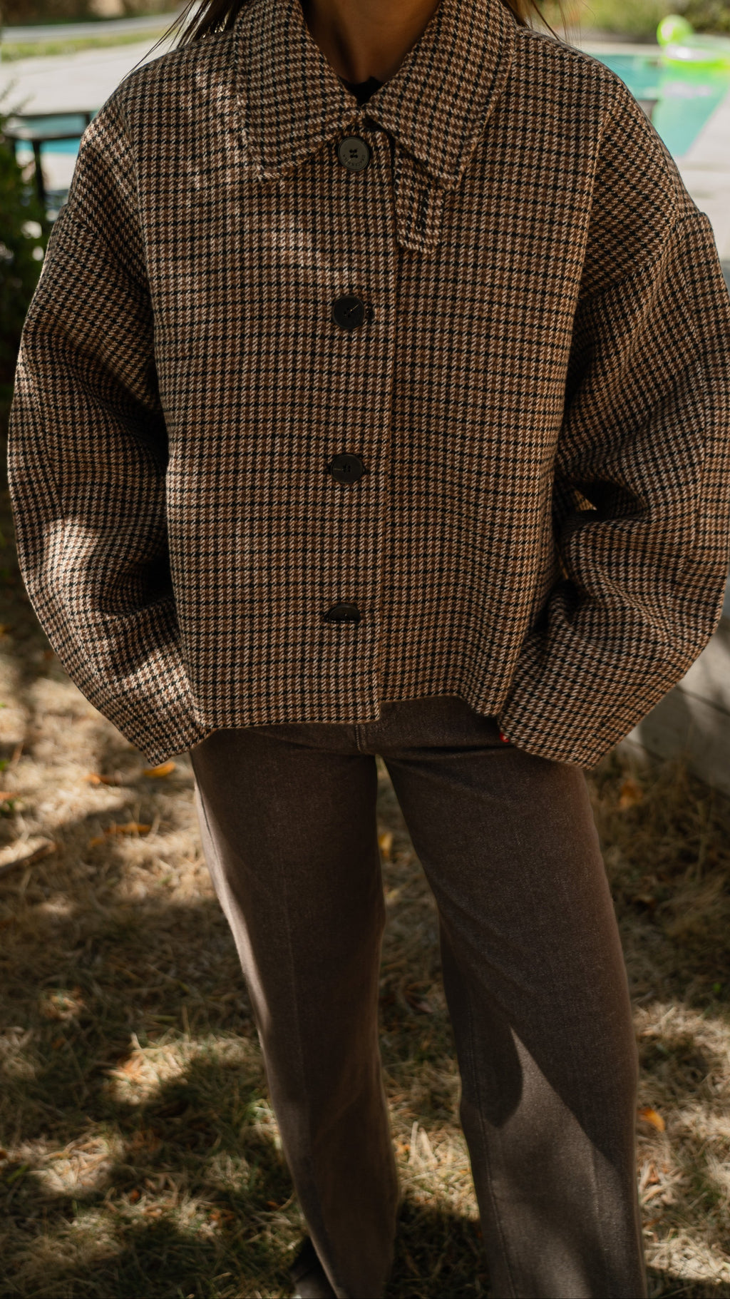 Manteau Pied-de-poule ARTHUR