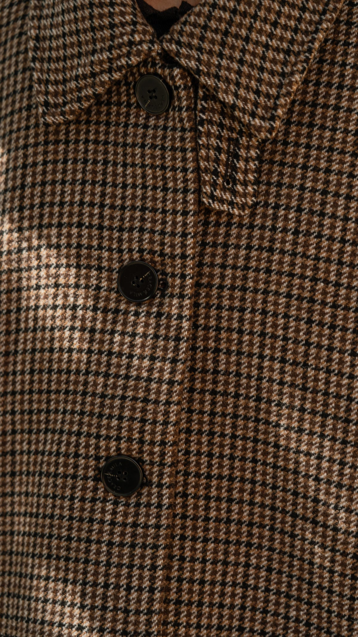 Manteau Pied-de-poule ARTHUR
