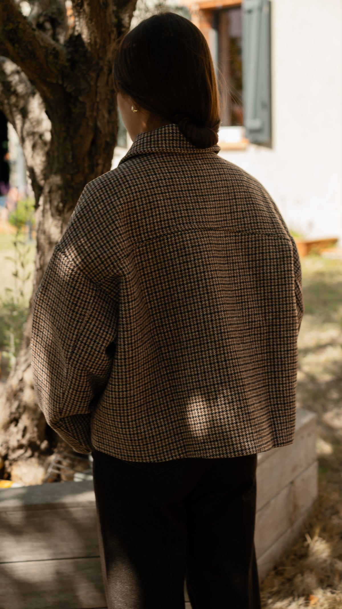 Manteau Pied-de-poule ARTHUR