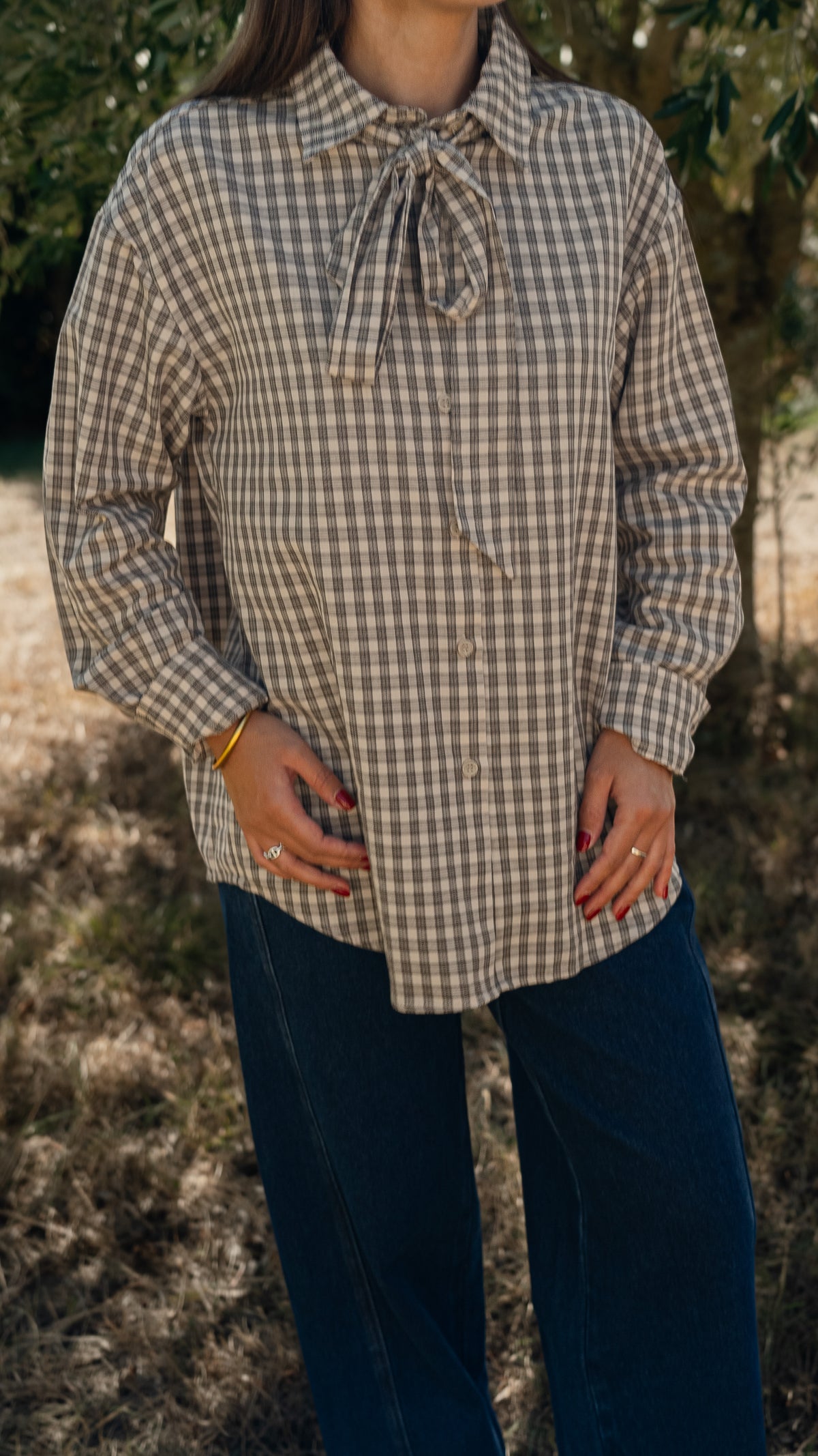 Chemise à carreaux AYLA
