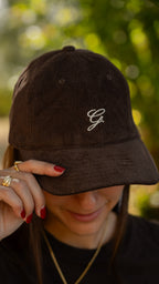 Casquette en velours côtelé ALONA