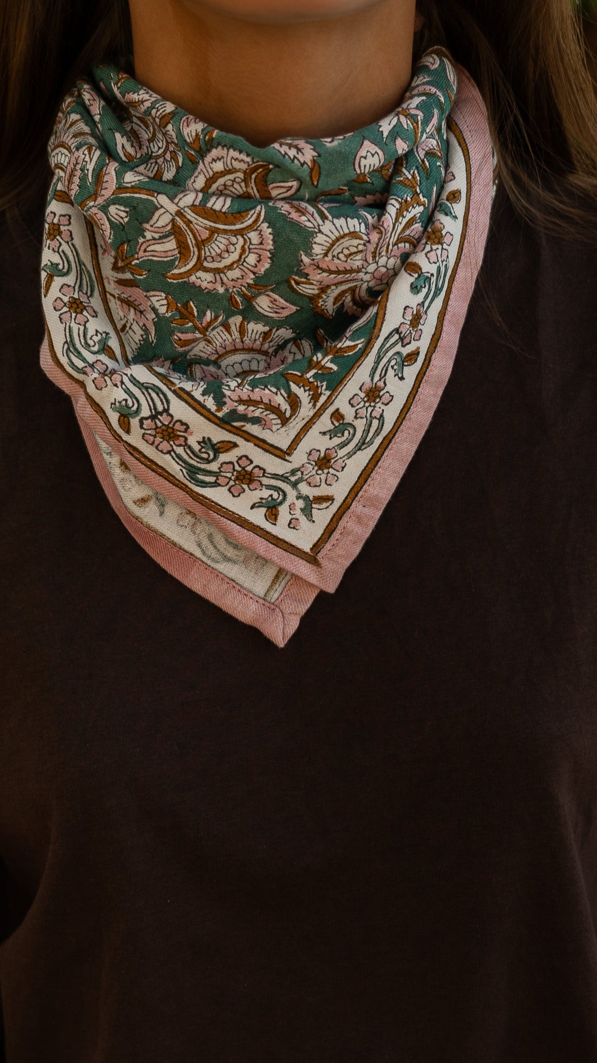 Petit foulard TOTILA vert