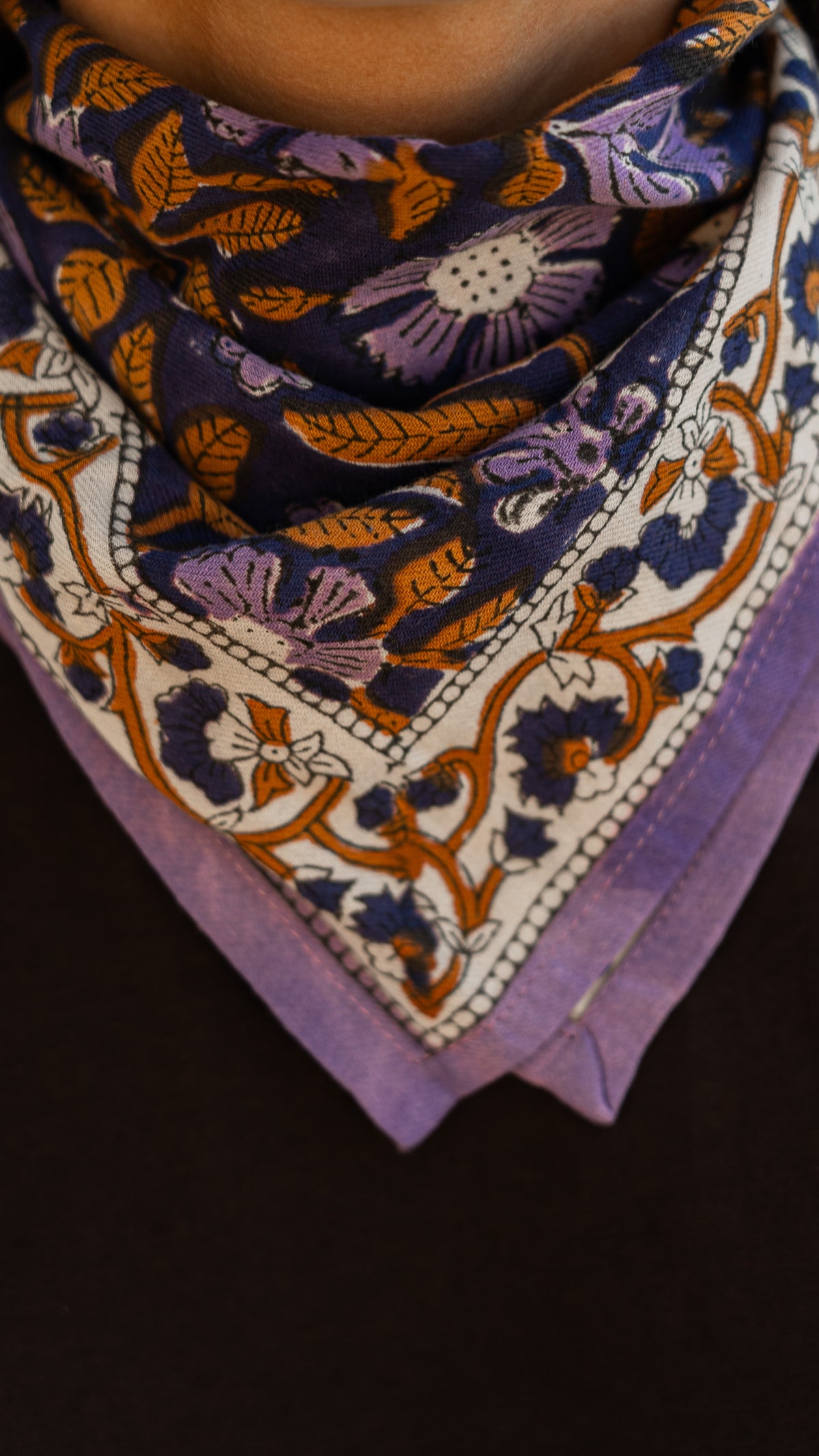 Petit foulard N°115 Nuit