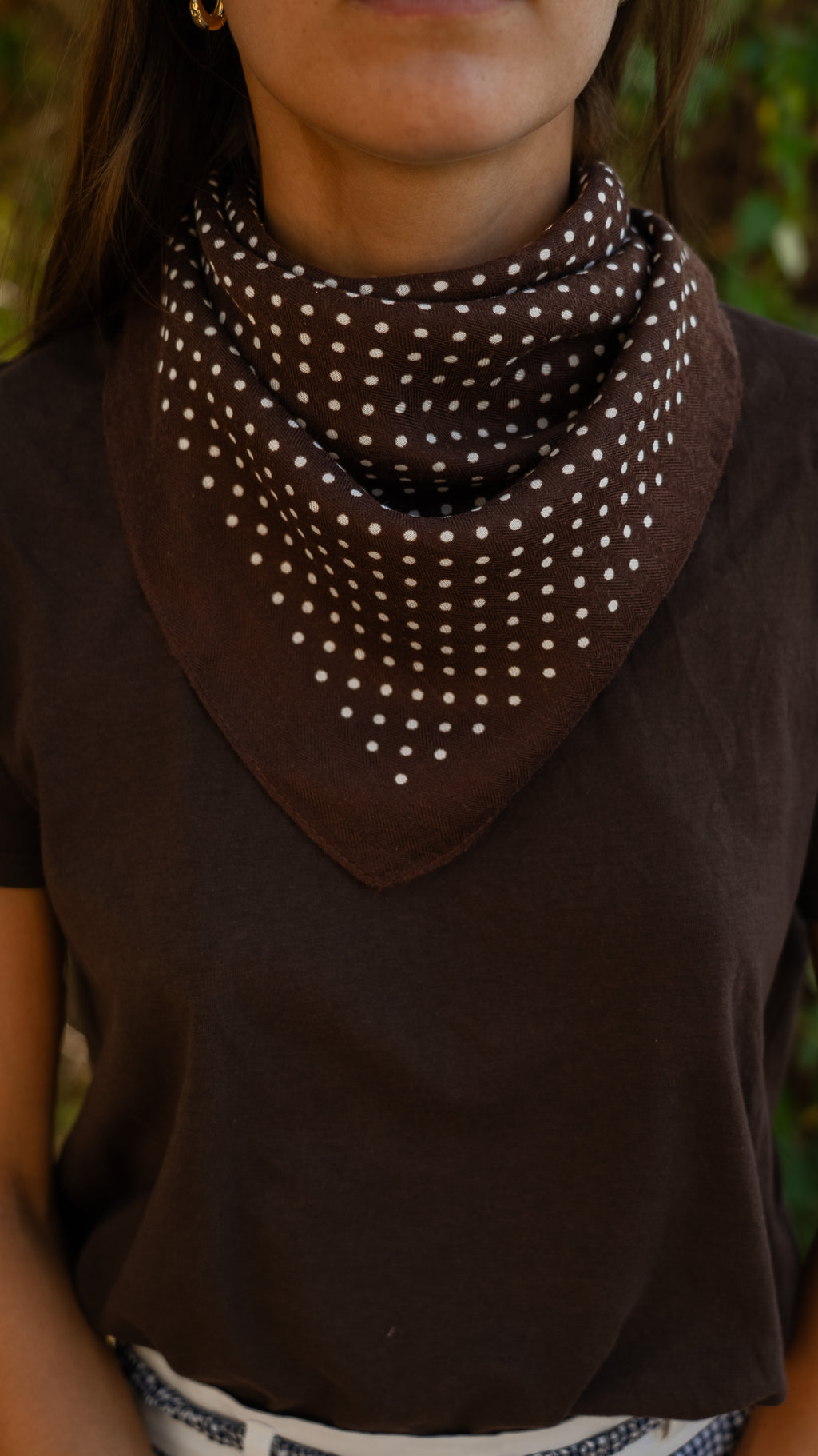 Foulard RAQUEL marron