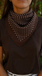 Foulard RAQUEL marron