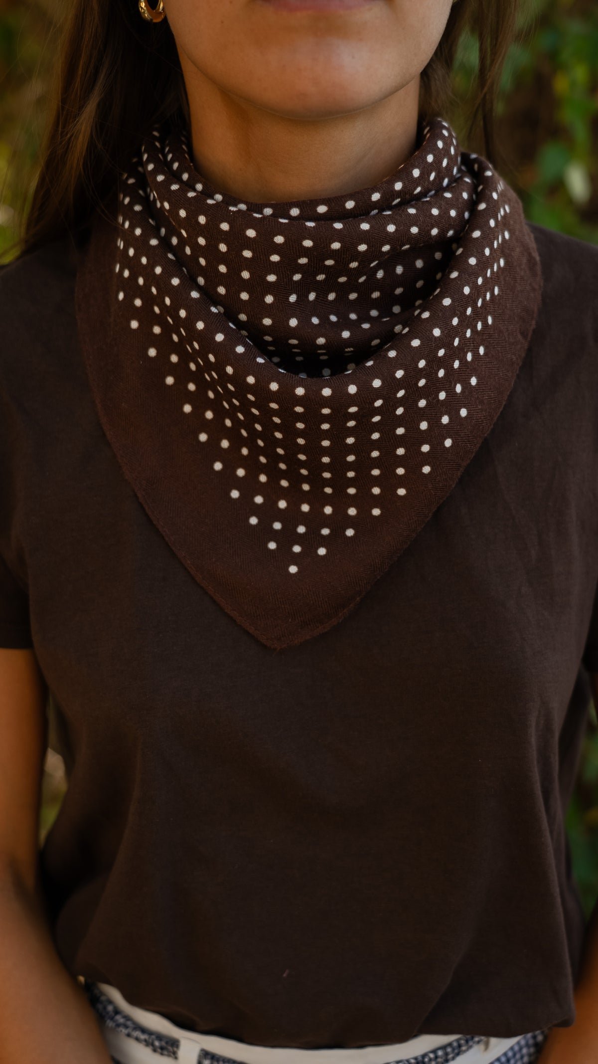 Foulard RAQUEL marron