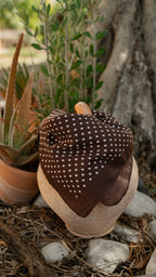 Foulard RAQUEL marron