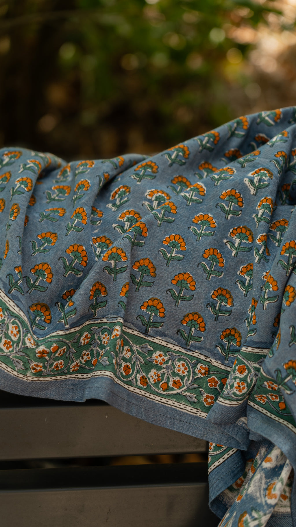 Foulard SÉLÉNÉ Bleu Horizon