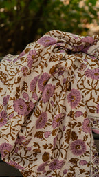 Foulard CARTHAGE Prune