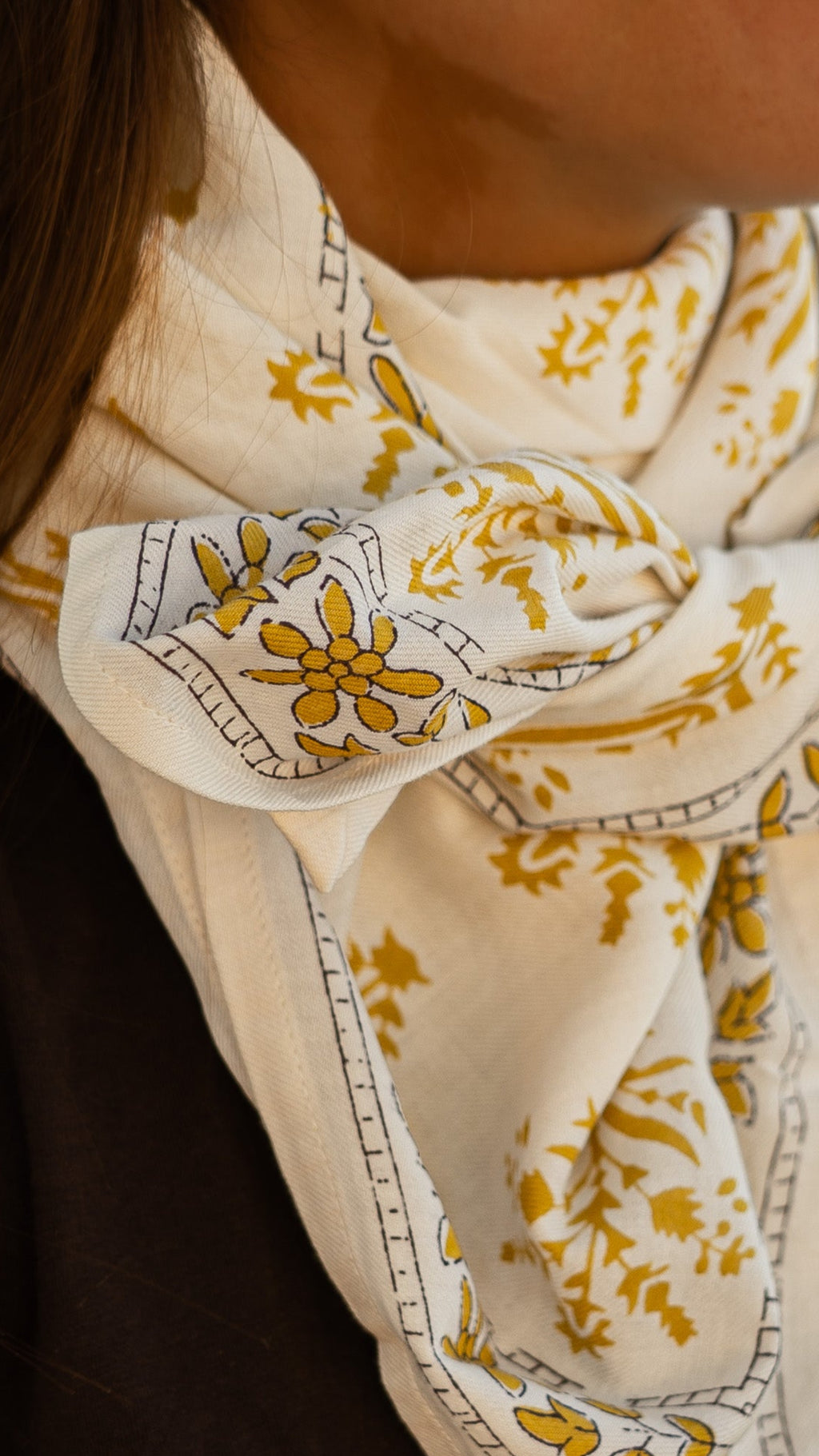 Foulard GALATIE Écru