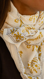Foulard GALATIE Écru