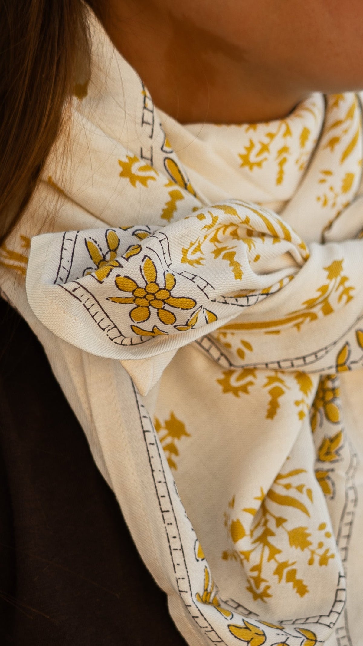 Foulard GALATIE Écru