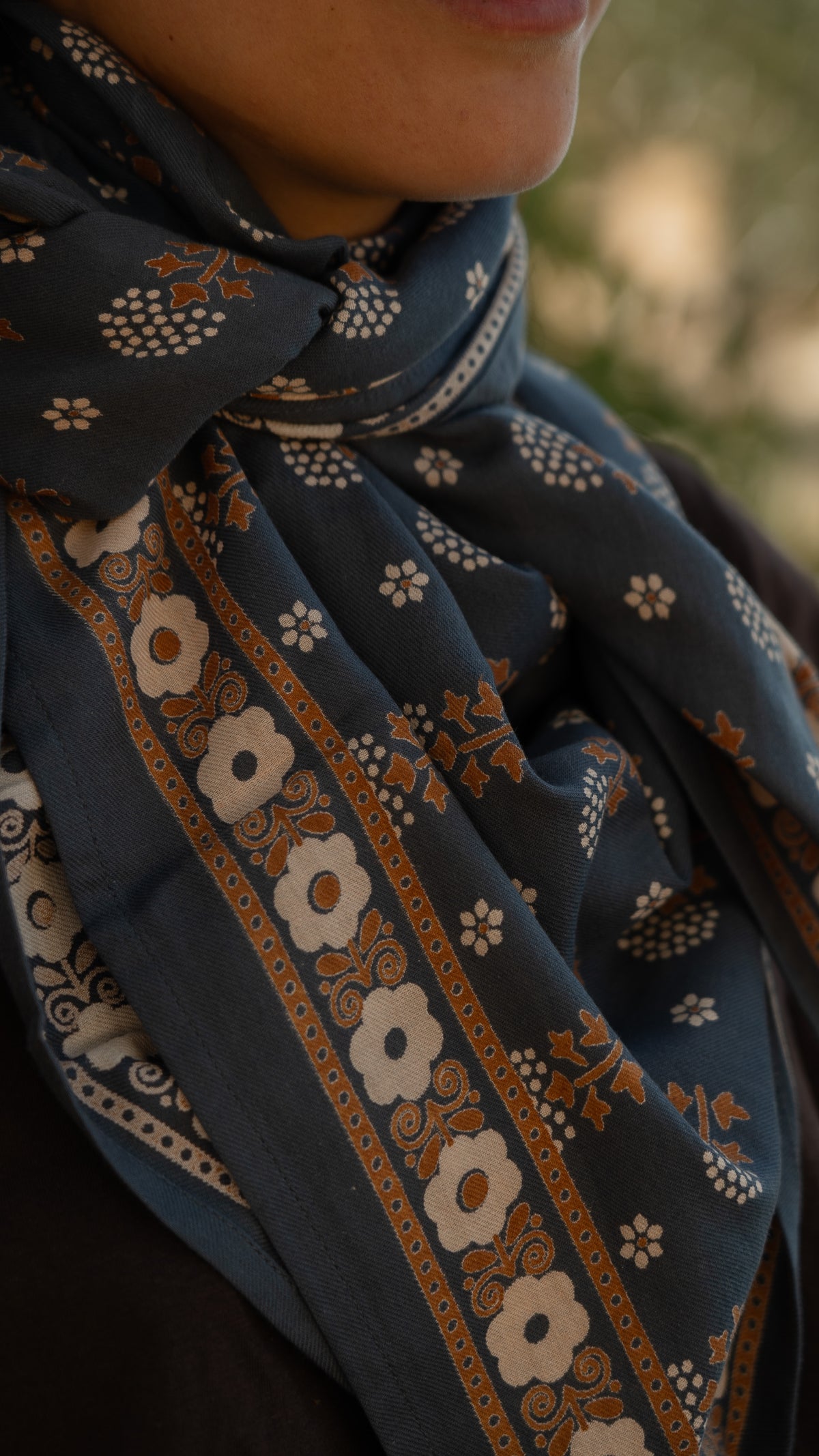 Foulard ANASTASE Bleu