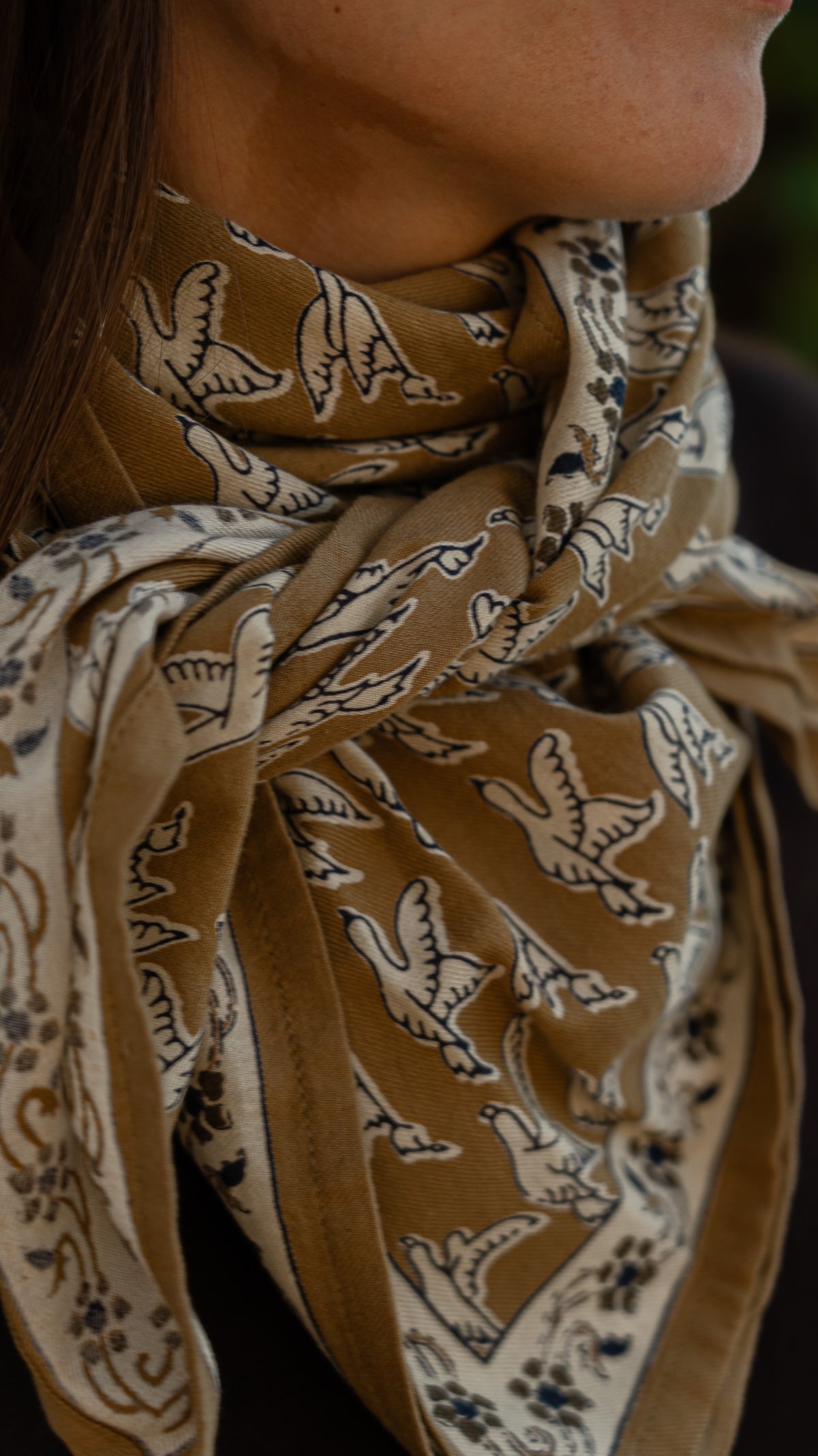 Foulard MERCURE Kaki