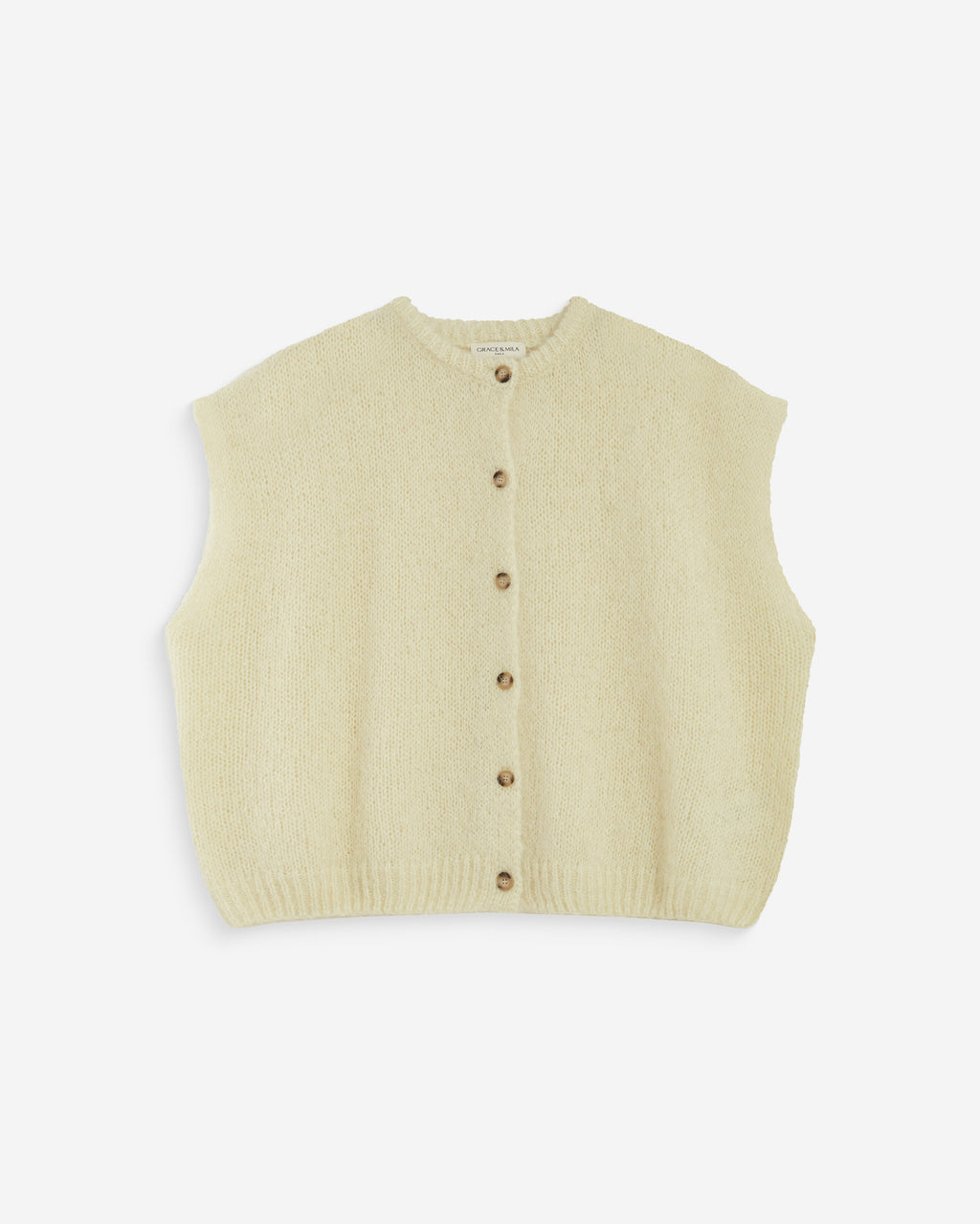 ADDISON Sleeveless Cardigan